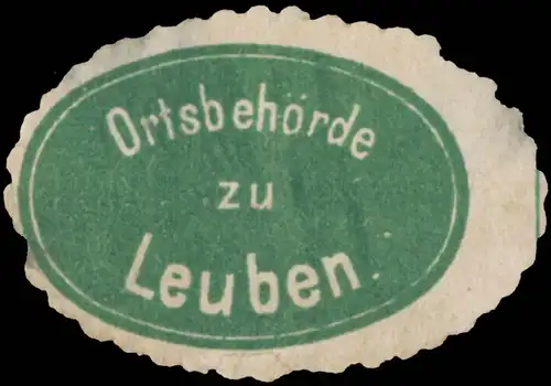 OrtsbehÃ¶rde zu Leuben