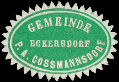 Gemeinde Eckersdorf P.A. Cossmannsdorf