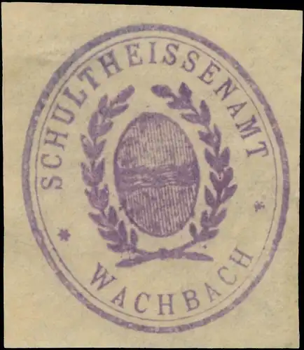 Schultheissenamt Wachbach