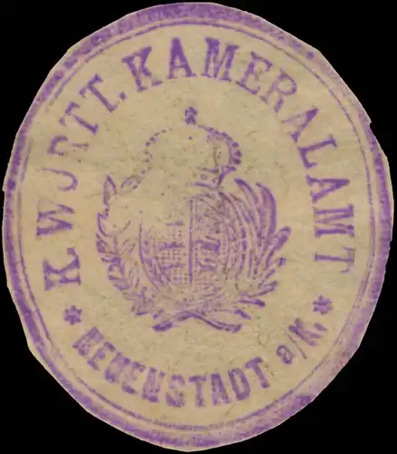 K.W. Kameralamt Neuenstadt am Kocher