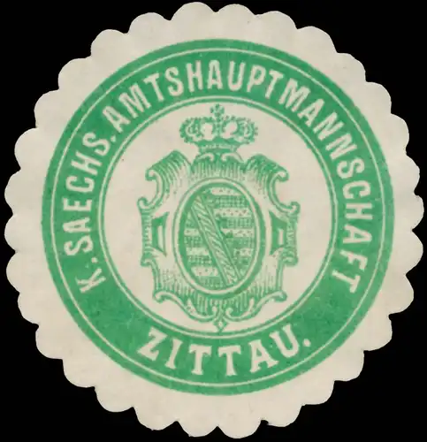 K. SÃ¤chs. Amtshauptmannschaft Zittau