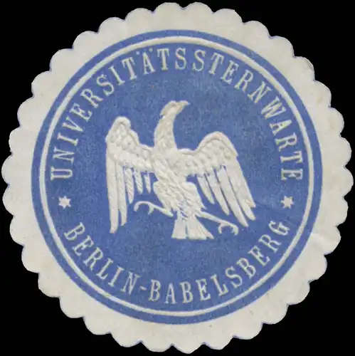 UniversitÃ¤tssternwarte Berlin-Babelsberg