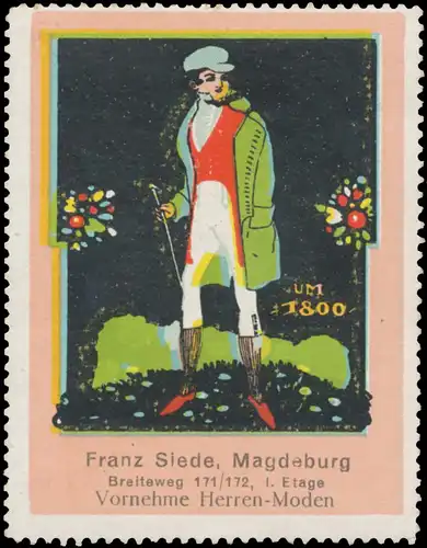 Herrenmode um 1800