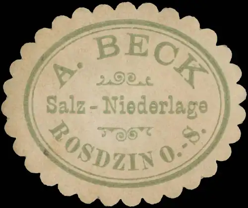 A. Beck Salz-Niederlage