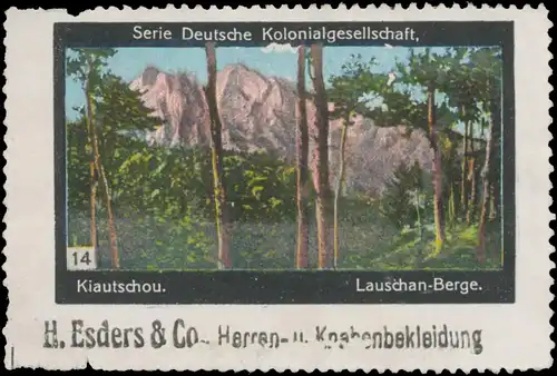 Kiautschou: Lauschan-Berge