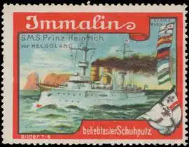S.M.S. Prinz Heinrich vor Helgoland