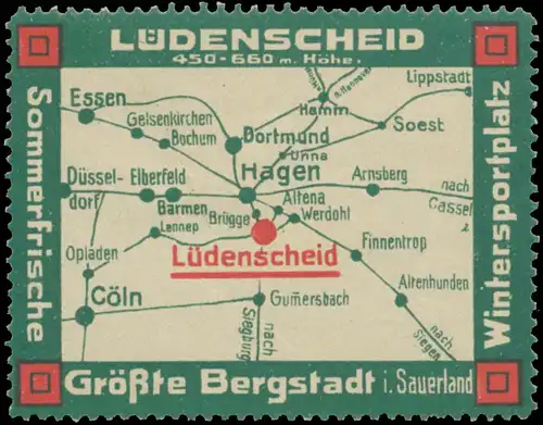 LÃ¼denscheid - GrÃ¶Ãte Bergstadt