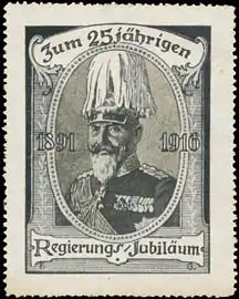 Wilhelm II. von WÃ¼rttemberg zum 25jÃ¤hrigen RegierungsjubilÃ¤um