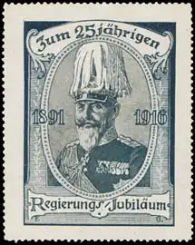 Wilhelm II. von WÃ¼rttemberg zum 25jÃ¤hrigen RegierungsjubilÃ¤um