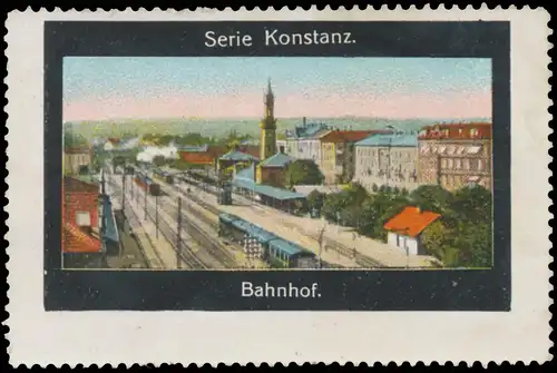 Eisenbahn Bahnhof von Konstanz