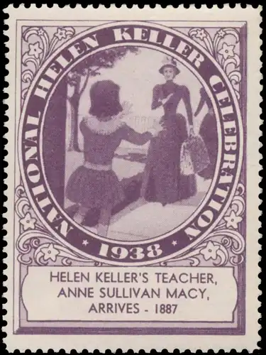 Helen Kellers Lehrerin Anne Sullivan Macy 1887