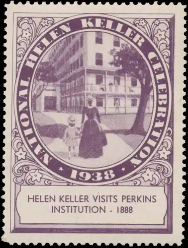 Helen Keller besucht die Perkins Institut