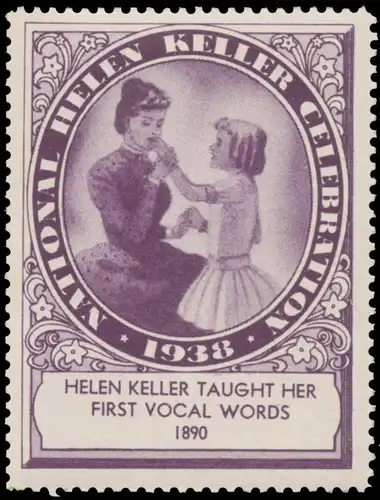 Helen Keller lernt ihre ersten VokalwÃ¶rter