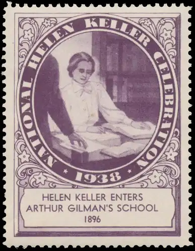 Helen Keller tritt in die Arthur Gilmansschule ein
