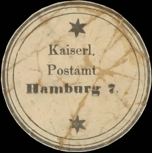 K. Postamt Hamburg 7