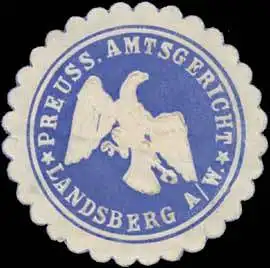 Pr. Amtsgericht Landsberg an der Warthe