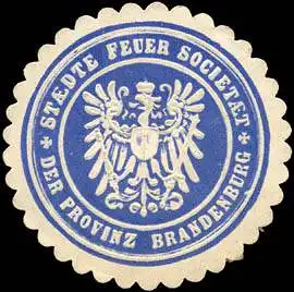 Staedte Feuer Societaet der Provinz Brandenburg