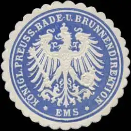 K.Pr. Bade- und Brunnendirektion Ems