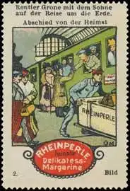 Abschied von der Heimat mit Margarine