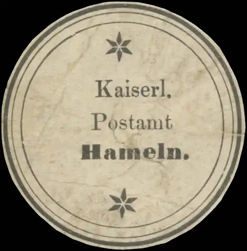 K. Postamt Hameln