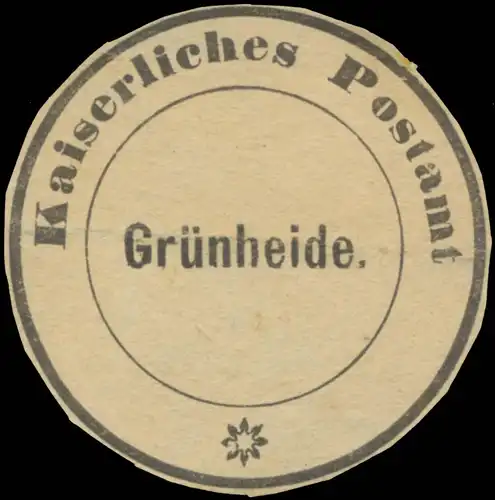 K. Postamt GrÃ¼nheide