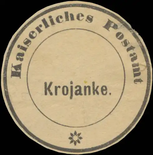 K. Postamt Krojanke