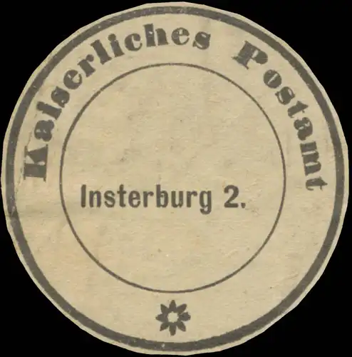 K. Postamt 2 Insterburg
