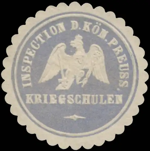 Inspection der K.Pr. Kriegsschulen