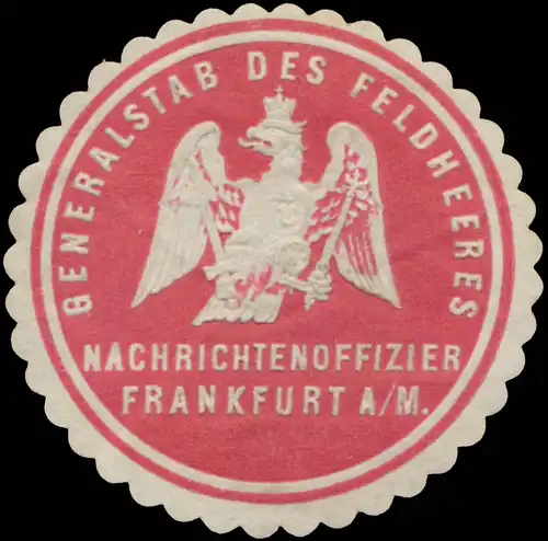 Nachrichtenoffizier Generalstab des Feldheeres