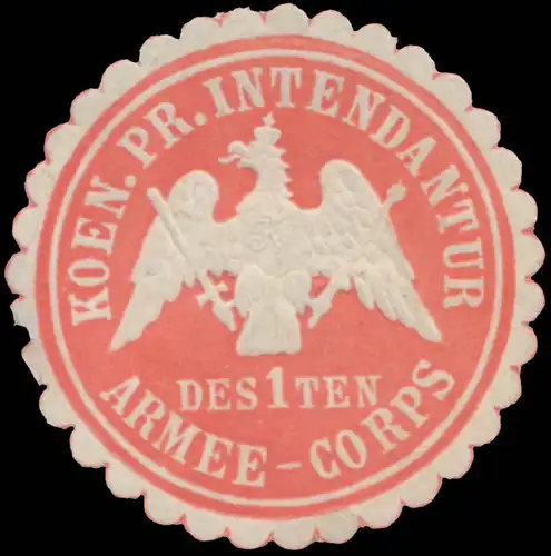 K.Pr. Intendantur des 1ten Armeekorps