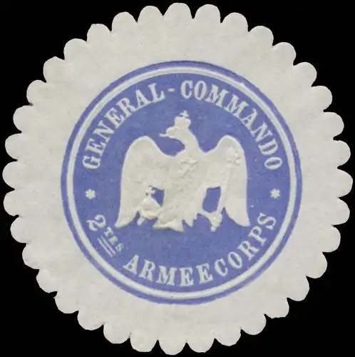 General-Commando 2tes Armeecorps