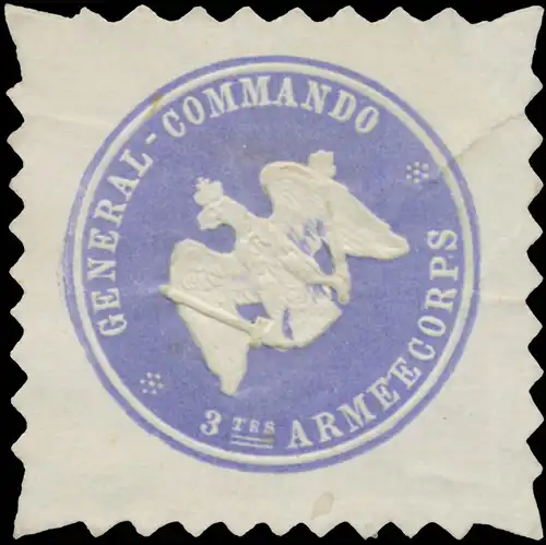 General-Commando 3tes Armeecorps