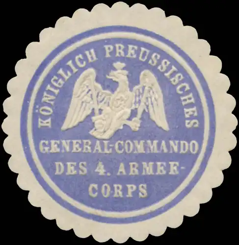 K.Pr. General-Commando des 4. Armeecorps