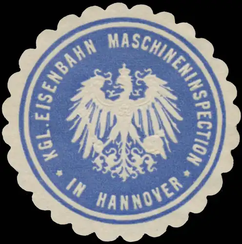 K. Eisenbahn Maschineninspection in Hannover