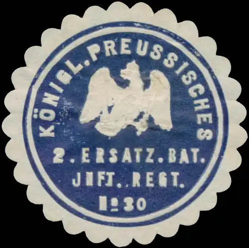 K.Pr. 2. Ersatz. Bat. Infanterie Regiment No. 30