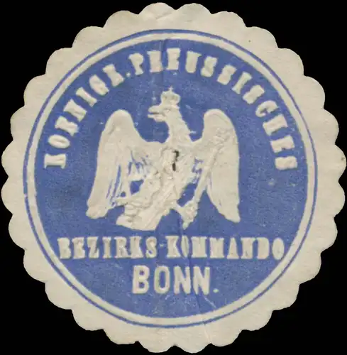 K.Pr. Bezirkskommando Bonn