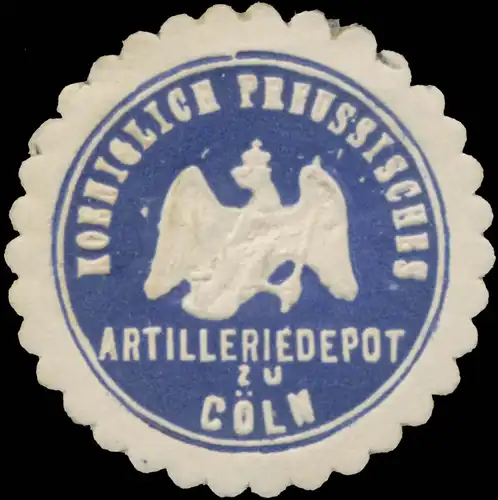 K.Pr. Artilleriedepot zu CÃ¶ln