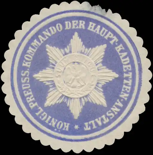 K.Pr. Kommando der Haupt-Kadetten-Anstalt
