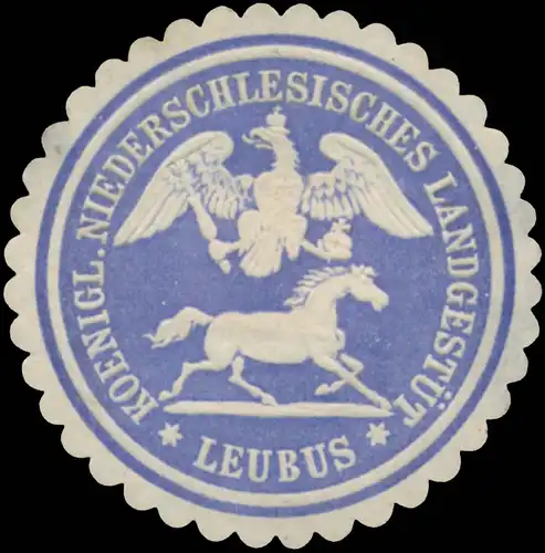 K. Niederschlesisches LandgestÃ¼t Leubus (Schlesien)