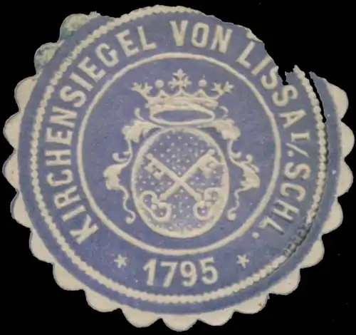 Kirchensiegel von Lissa in Schlesien