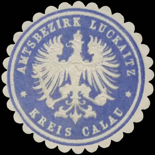 Amtsbezirk Luckaitz Kreis Calau