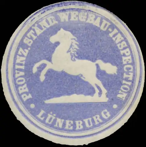 Provinz. StÃ¤nd. Wegbau-Inspection LÃ¼neburg