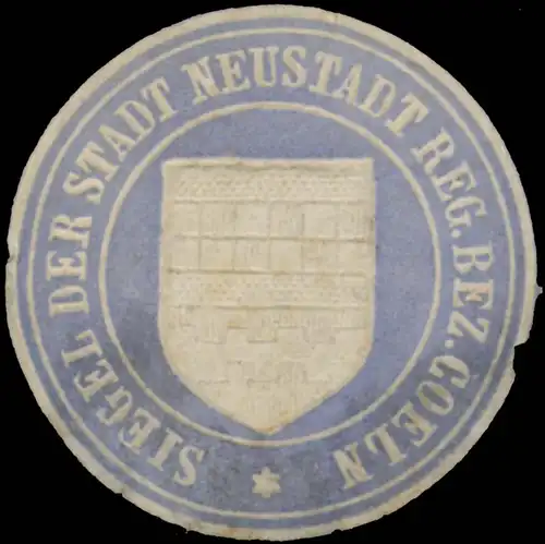 Siegel der Stadt Neustadt Regierungsbezirk KÃ¶ln