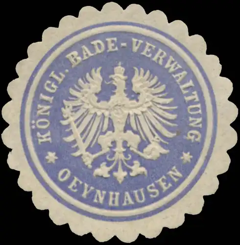 K. Bade-Verwaltung Oeynhausen