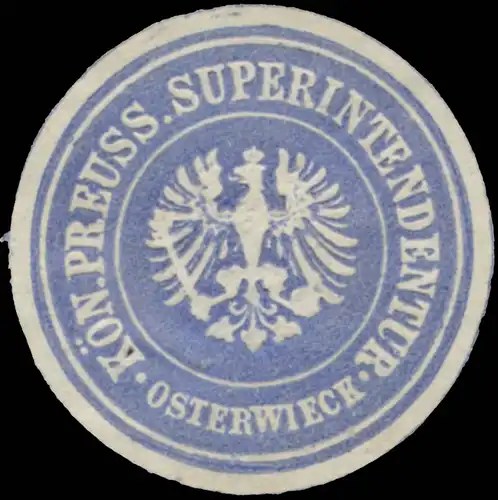 K.Pr. Superintendentur Osterwieck