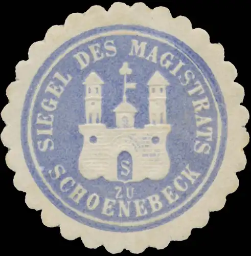 Siegel des Magistrats zu SchÃ¶nebeck