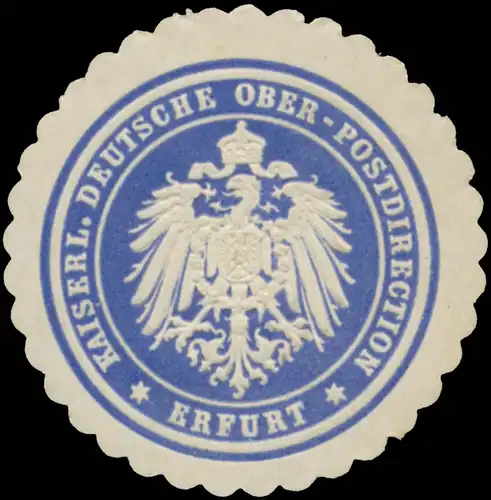 K. Deutsche Ober-Postdirection Erfurt