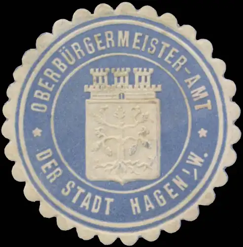 BÃ¼rgermeister-Amt der Stadt Hagen in Westfalen