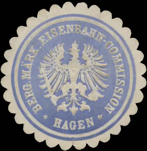 Bergisch-MÃ¤rkische Eisenbahn-Commission Hagen