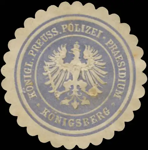 K.Pr. Polizei-Praesident KÃ¶nigsberg